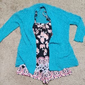 Women's Teal Sweater